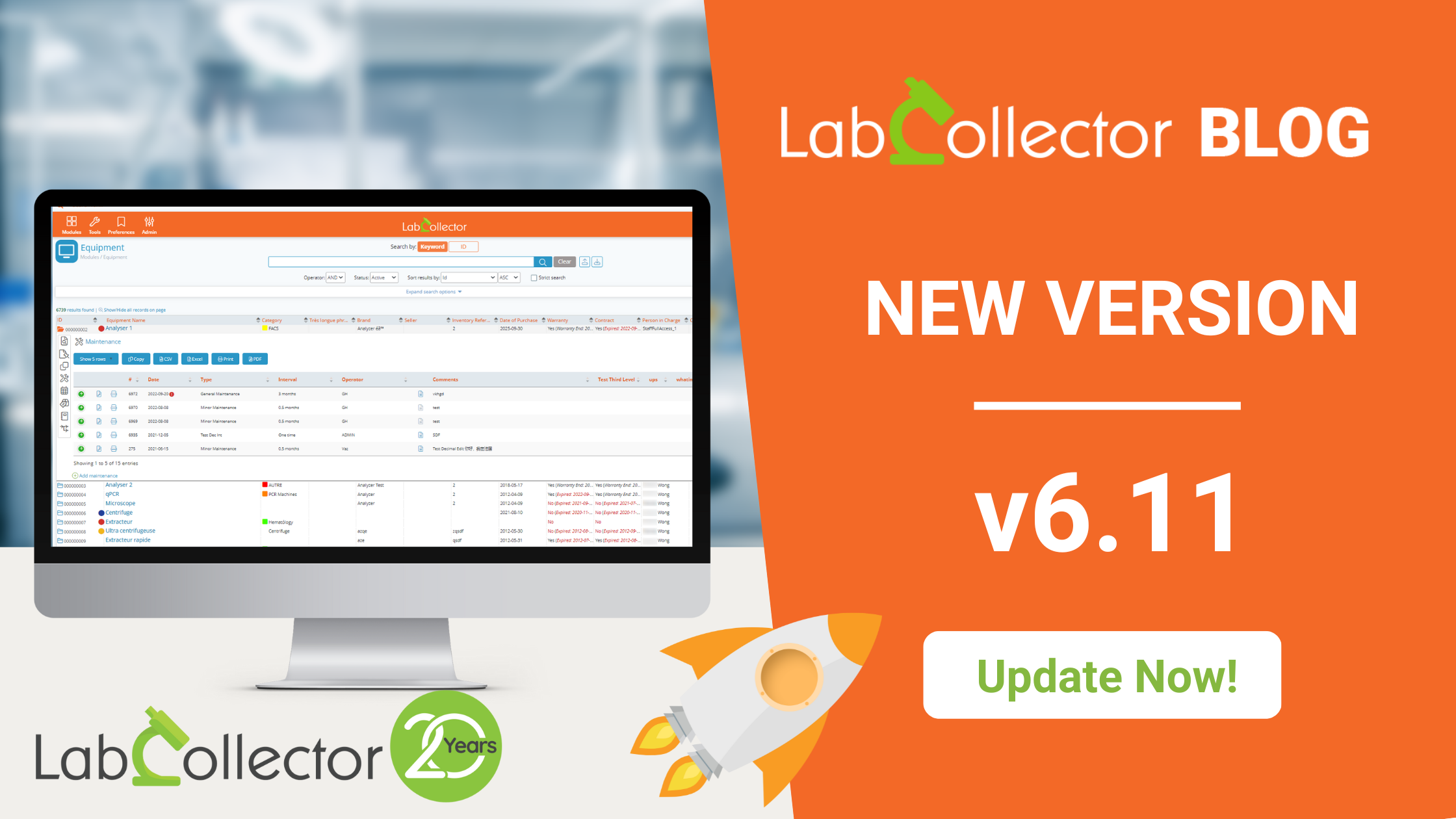 You are currently viewing LabCollector v6.11 is here!