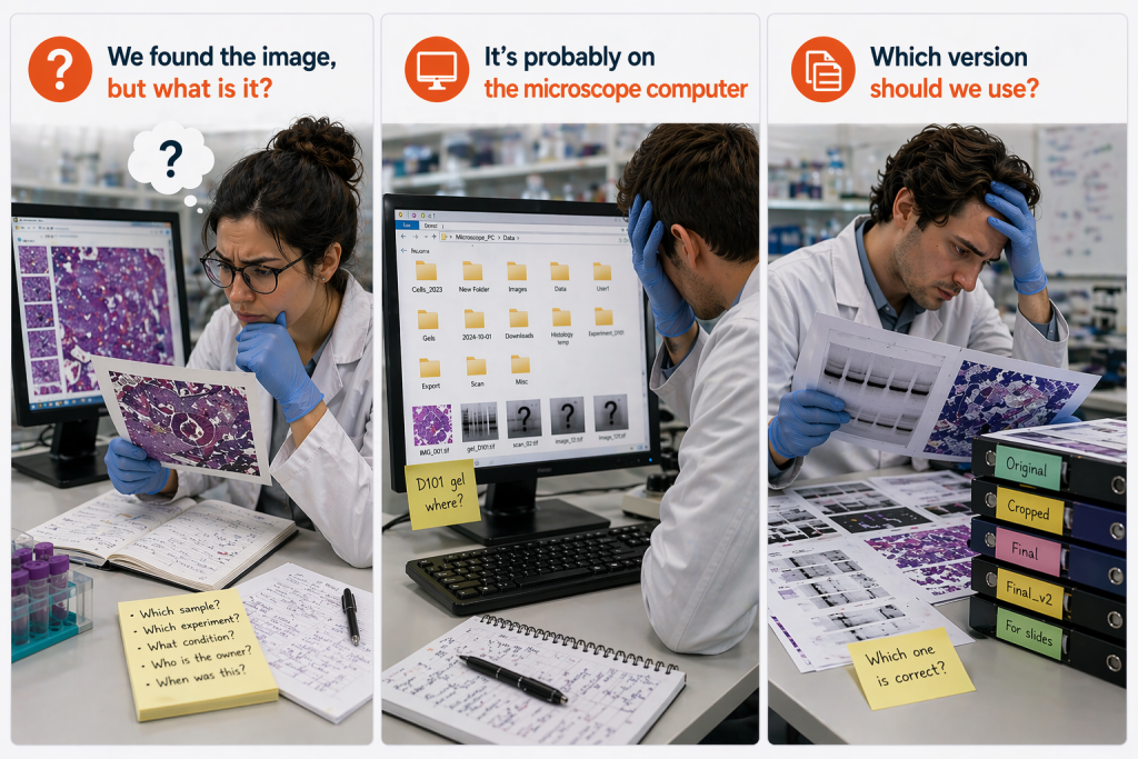 Three situations for image management